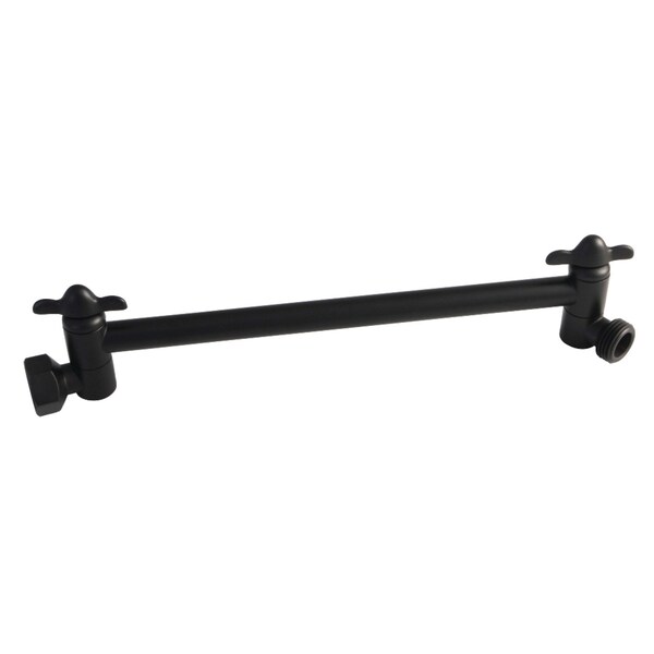 K153A0MB 10" High-Low Shower Arm Adjustable, Matte Black